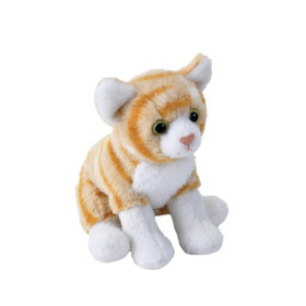 Peluche Pocketkings Eco Gato Naranja