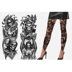 Pantys Efecto Tatuaje Muerte 2