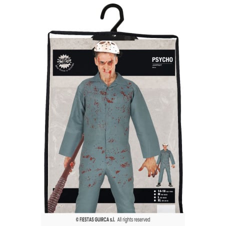 DISFRAZ PSYCHO TALLA M 52-54 DISFRAZ PSYCHO TALLA M 52-54
