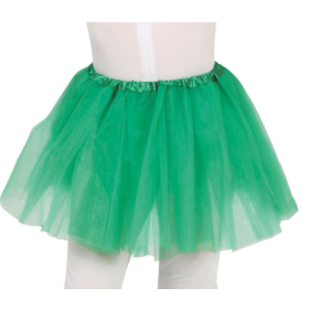 Tutú 30 Cm Verde Oscuro Infantil