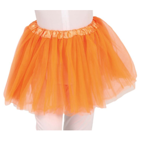 Tutú 30 Cm Naranja Infantil