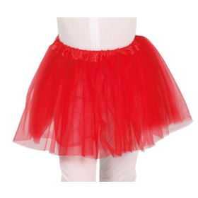 TUTU INFANTIL ROJO 30 CM