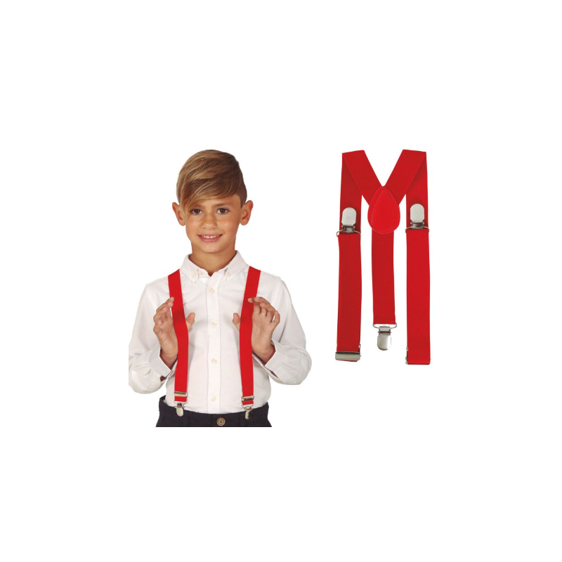 Tirantes Rojos Infantiles