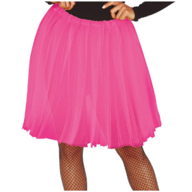Tutú Rosa 60 Cm Adulto