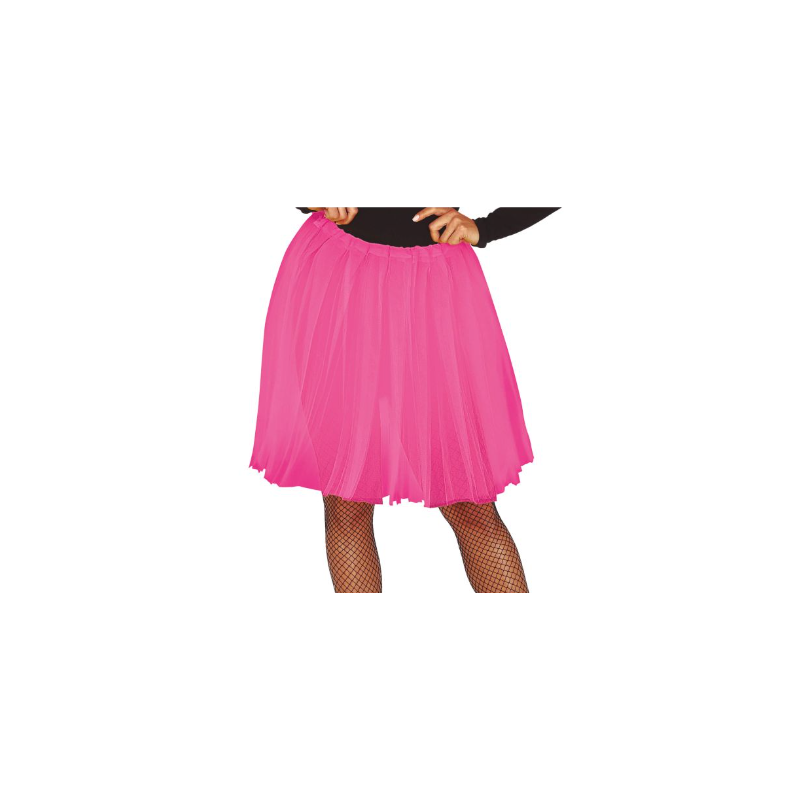 Tutu Rosa 60 Cm Adulto