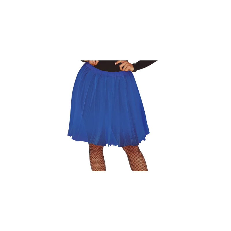 Tutu Azul Oscuro 60 Cm Adulto