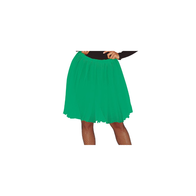 Tutu 60 Cm Verde Oscuro Adulto