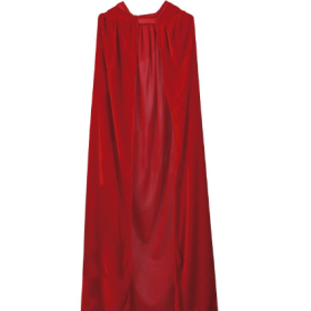 Capa Roja Terciopelo con Capucha 2
