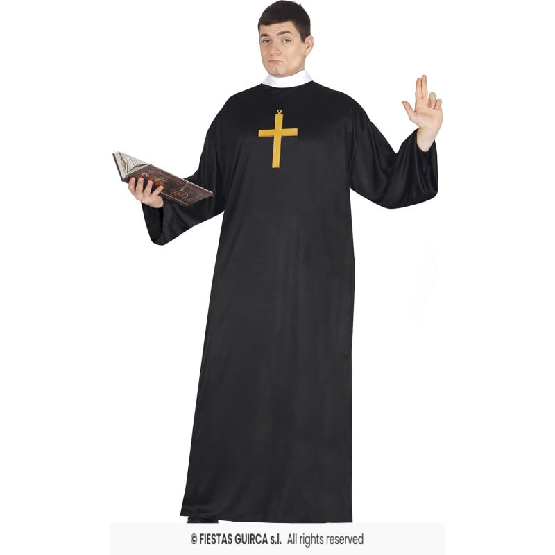 Disfraz Cura Adulto Talla S De Fiestas Guirca