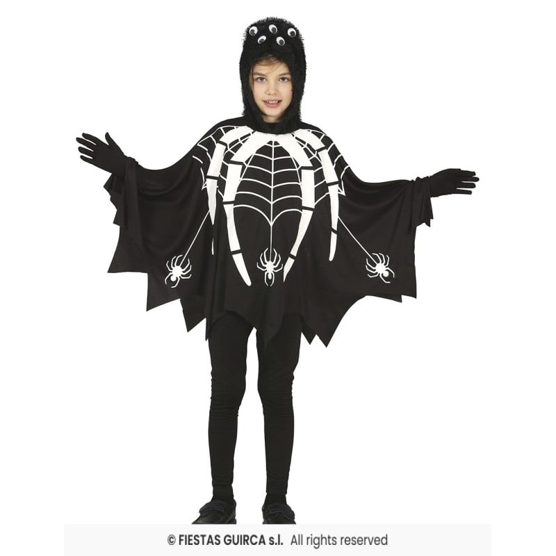 Disfraz Esqueleto Araña Talla 5-6 Años De Fiestas Guirca