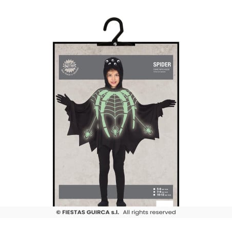 Disfraz Esqueleto Araña Talla 7-9 Años