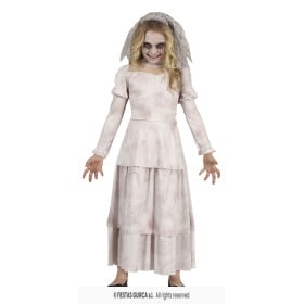Disfraz Novia Fantasma Talla 10-12 Años De Fiestas Guirca