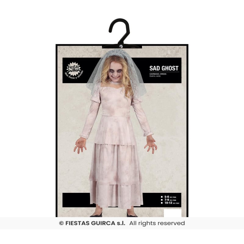 Disfraz Novia Fantasma Talla 10-12 Años