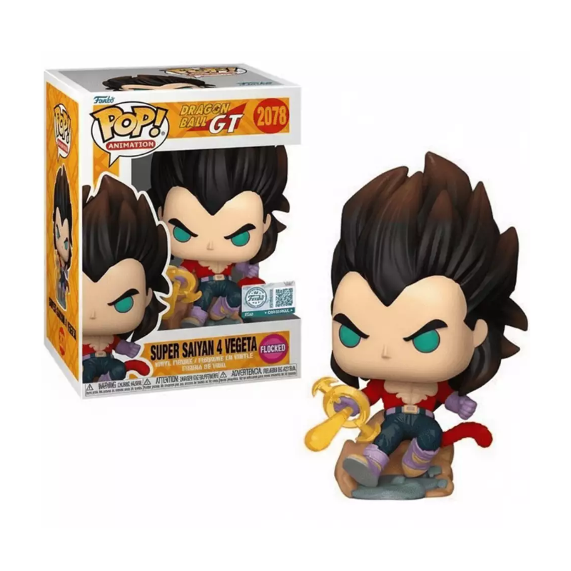 Funko Pop Vegeta Super Saiyan 4 Flocked Dragon Ball GT Nº2078