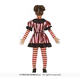 Disfraz Infantil Payasa Asesina 7-9 Años 2