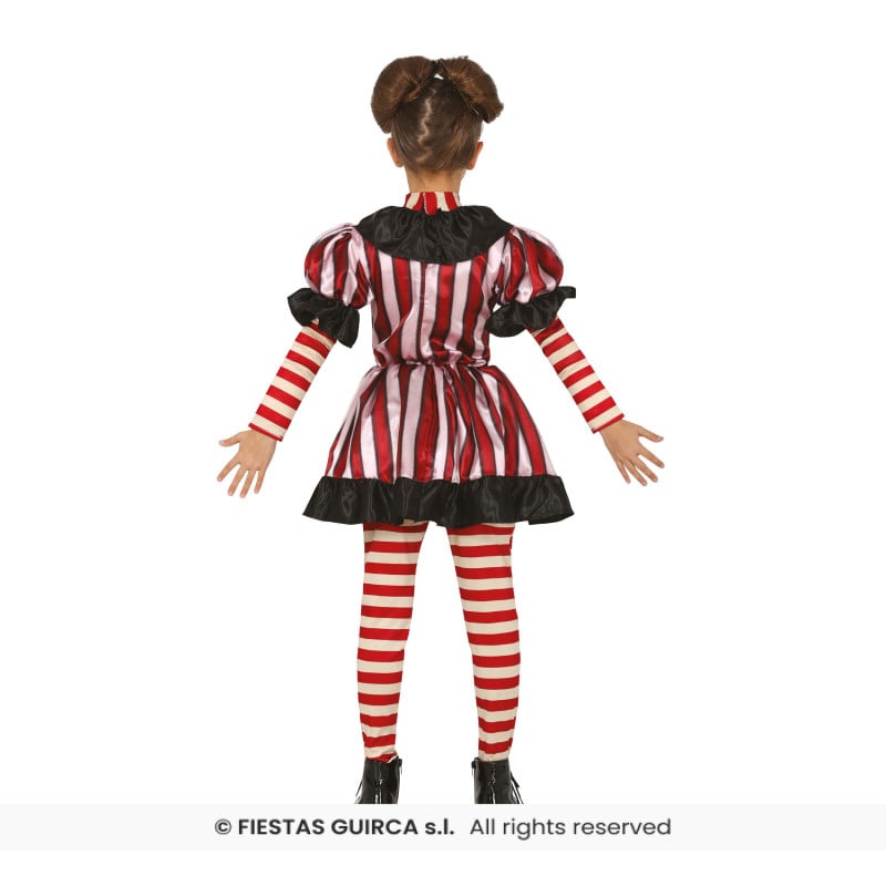 Disfraz Infantil Payasa Asesina 7-9 Años