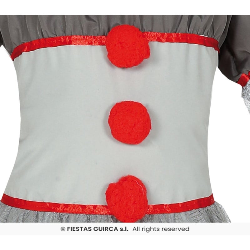 Disfraz Infantil Payasa Mala T 7-9 Años