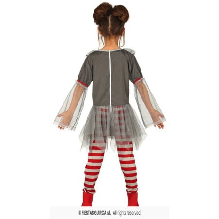 Disfraz Infantil Payasa Mala T 5-6 Años