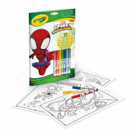 Crayola Libro Actividades 7 Ceras Spidey