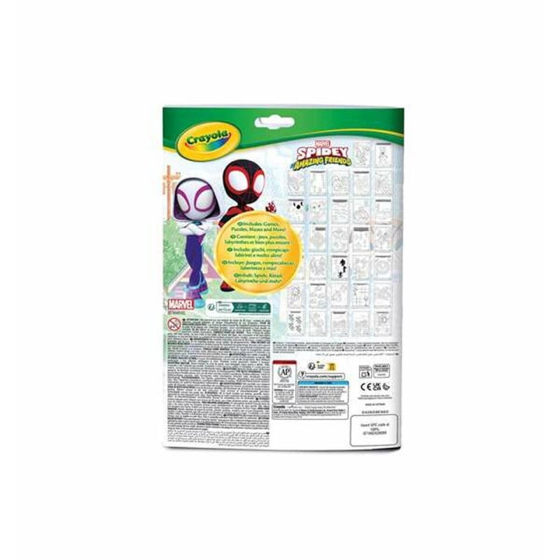 Crayola Libro Actividades 7 Ceras Spidey