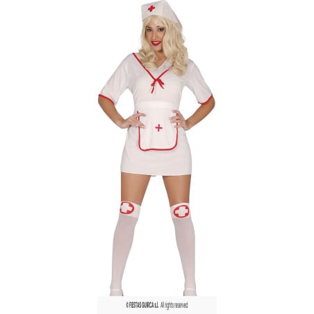 Disfraz Enfermera De Guardia Talla L De Fiestas Guirca