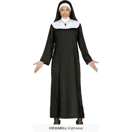 Disfraz Monja Del Convento Talla M De Fiestas Guirca