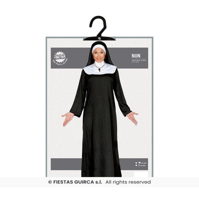 Disfraz Monja Del Convento Talla M