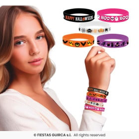 Pulseras De Halloween Silicona De Guirca