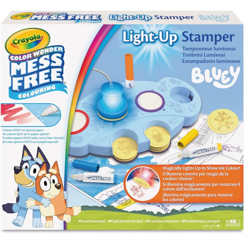 Crayola Colorea Sin Manchas Estampadores Bluey