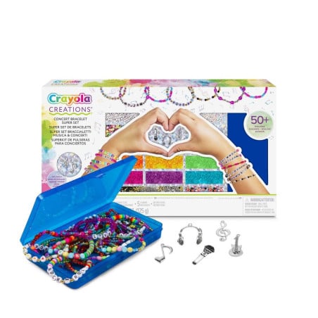 Crayola Creations Super Set Pulseras Conciertos
