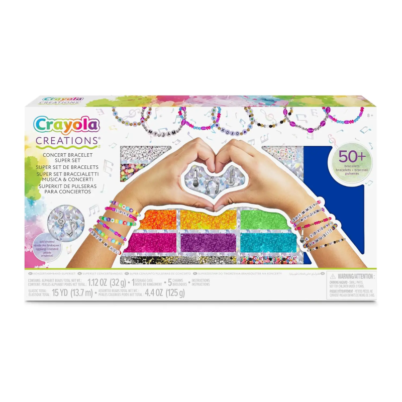 Crayola Creations Super Set Pulseras Conciertos