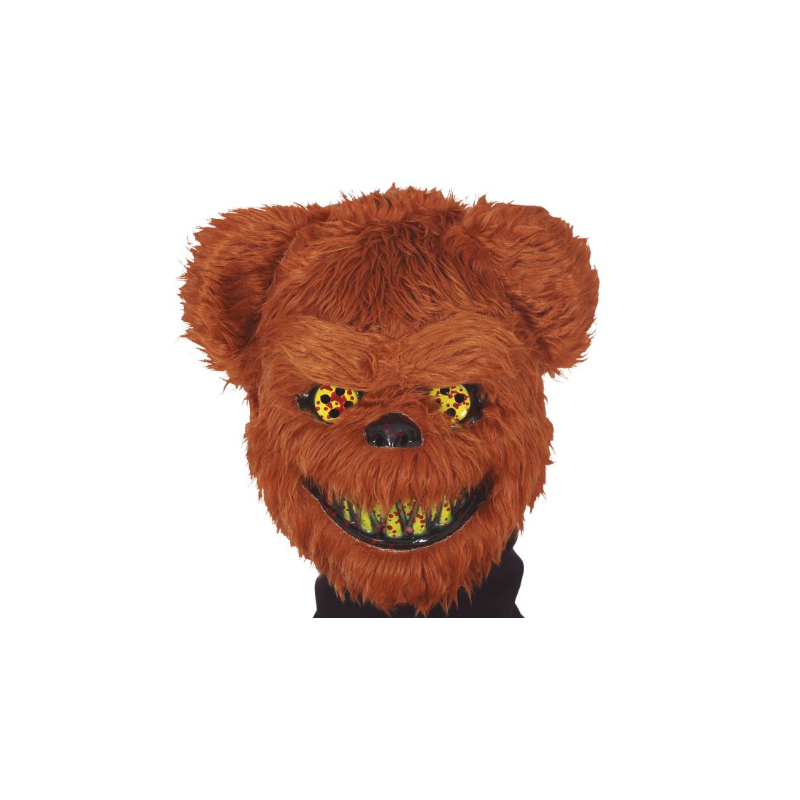 Máscara Oso Terror Con Pelo