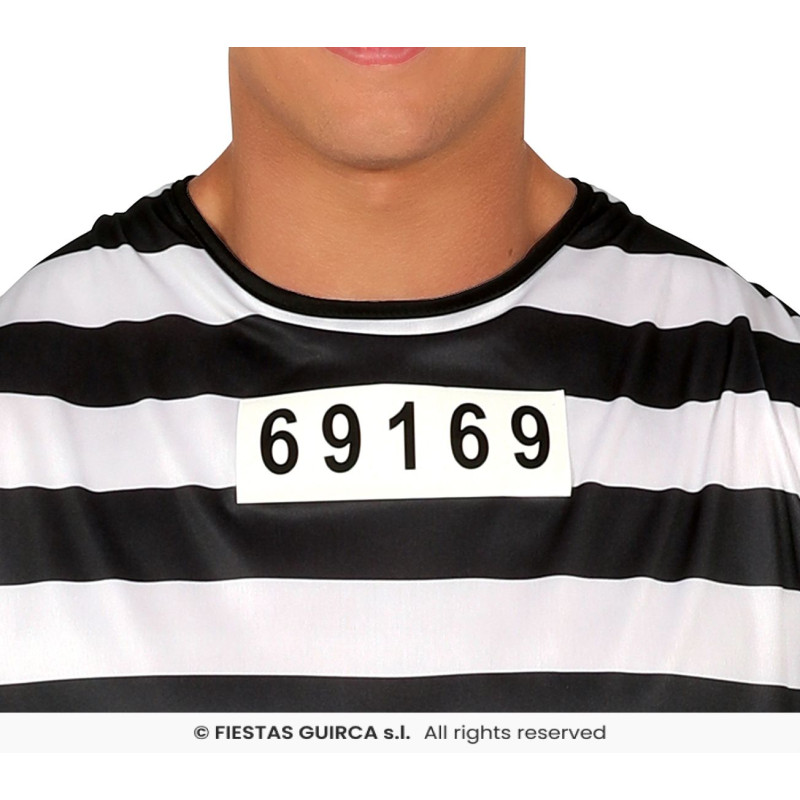 Disfraz Presidiario Adulto S 46-48