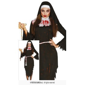Disfraz Monja Zombie Adulta L 42-44