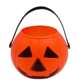 Calabaza Cubo Naranja 15 Cm