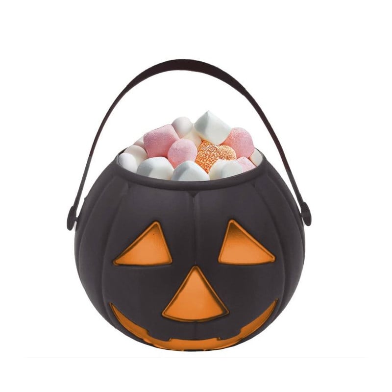 Calabaza Cubo Negro 15 Cm