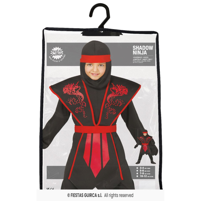 Disfraz Ninja Legendario Talla 10-12 Años