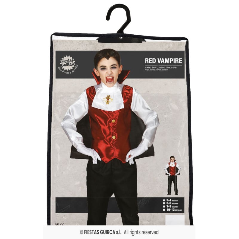 Disfraz Vampiro De Transilvania Talla 3-4 Años