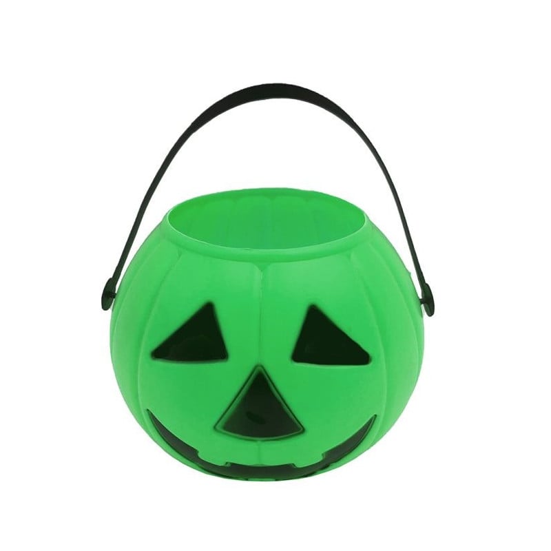 Calabaza Cubo Verde 15 Cm