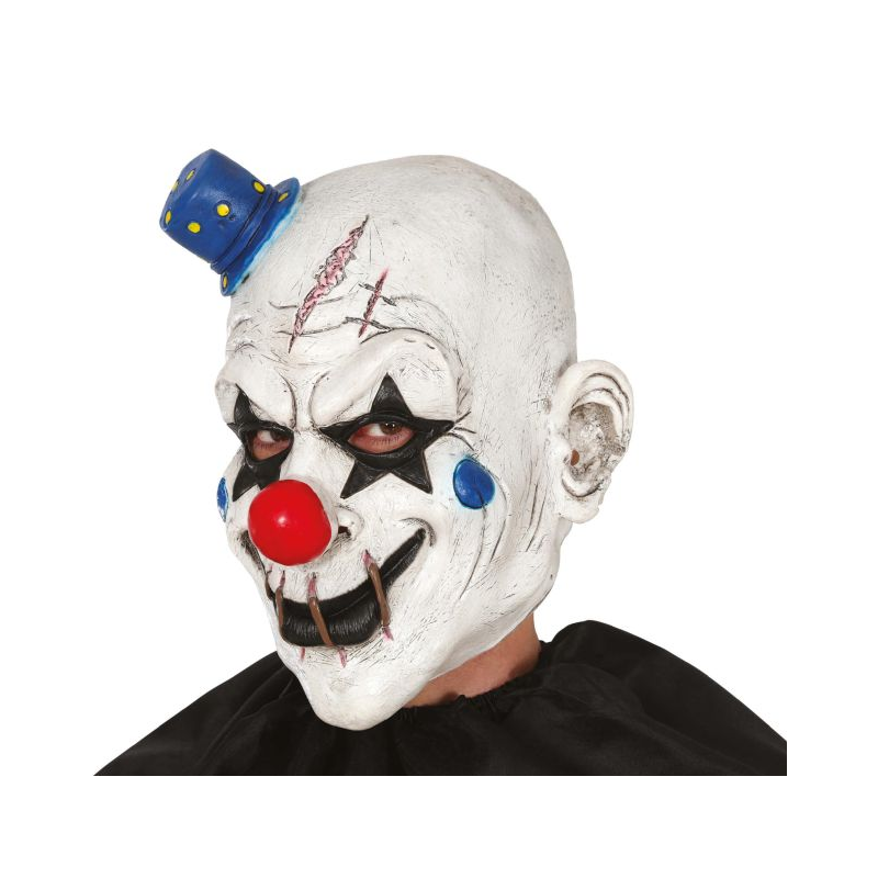 Máscara Payaso con Gorrito Látex