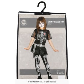 Disfraz Infantil Esqueleto Glamuroso 5-6 Años 2