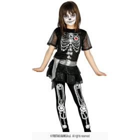 Disfraz Infantil Esqueleto Glamuroso 10-12 Años