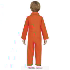 Disfraz Infantil Presidiario Naranja 7-9 Años 2