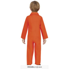 Disfraz Infantil Presidiario Naranja 10-12 Años 2