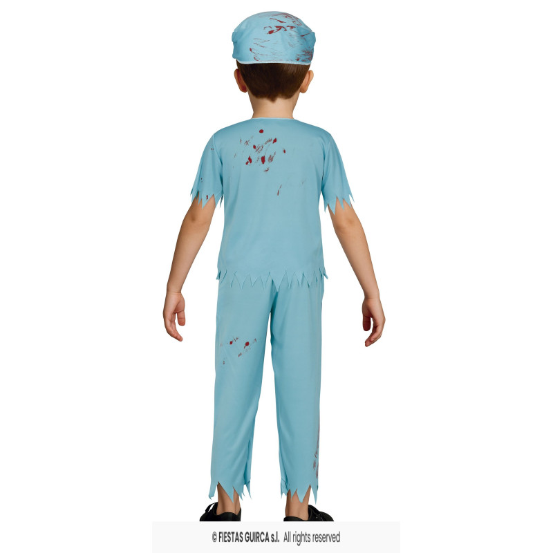 Disfraz Cirujano Zombie Infantil Talla 5-6 Años
