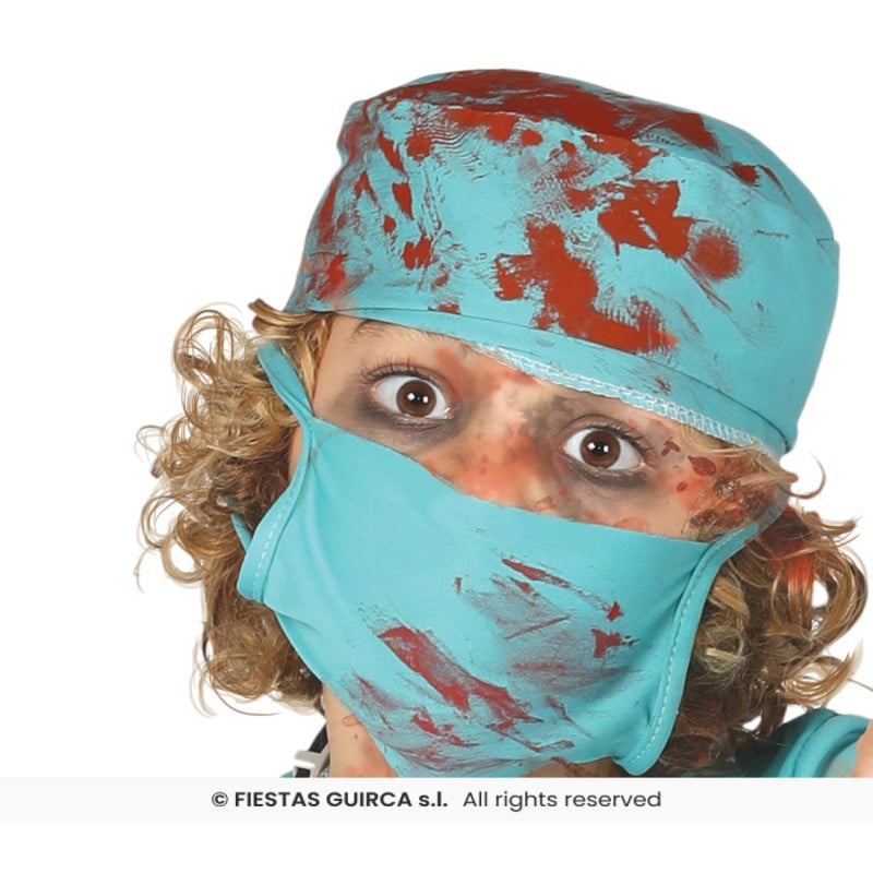 Disfraz Cirujano Zombie Infantil Talla 5-6 Años