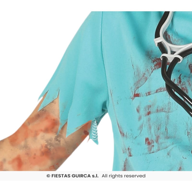Disfraz Cirujano Zombie Infantil Talla 5-6 Años