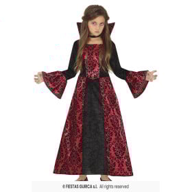 Disfraz Vampiresa Oscura Talla 5-6 Años De Fiestas Guirca