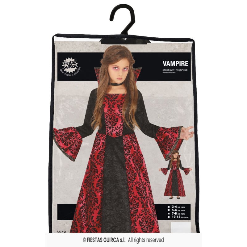 Disfraz Vampiresa Oscura Talla 10-12 Años