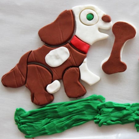 Set Plastilina Blanda en Estuche Perro